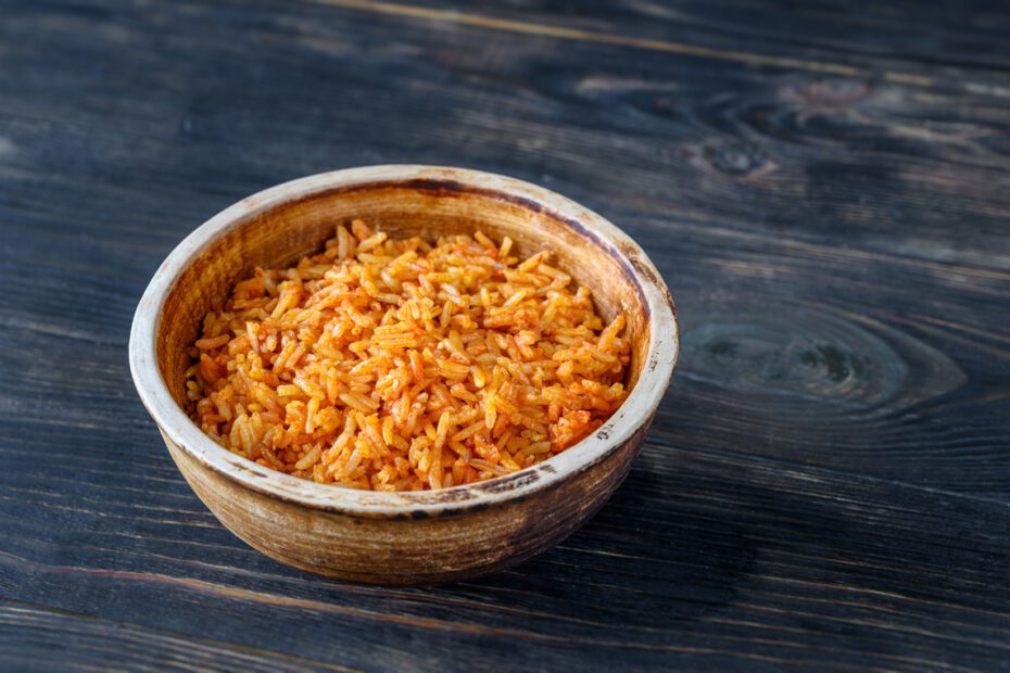 Bowl of Mexican rice