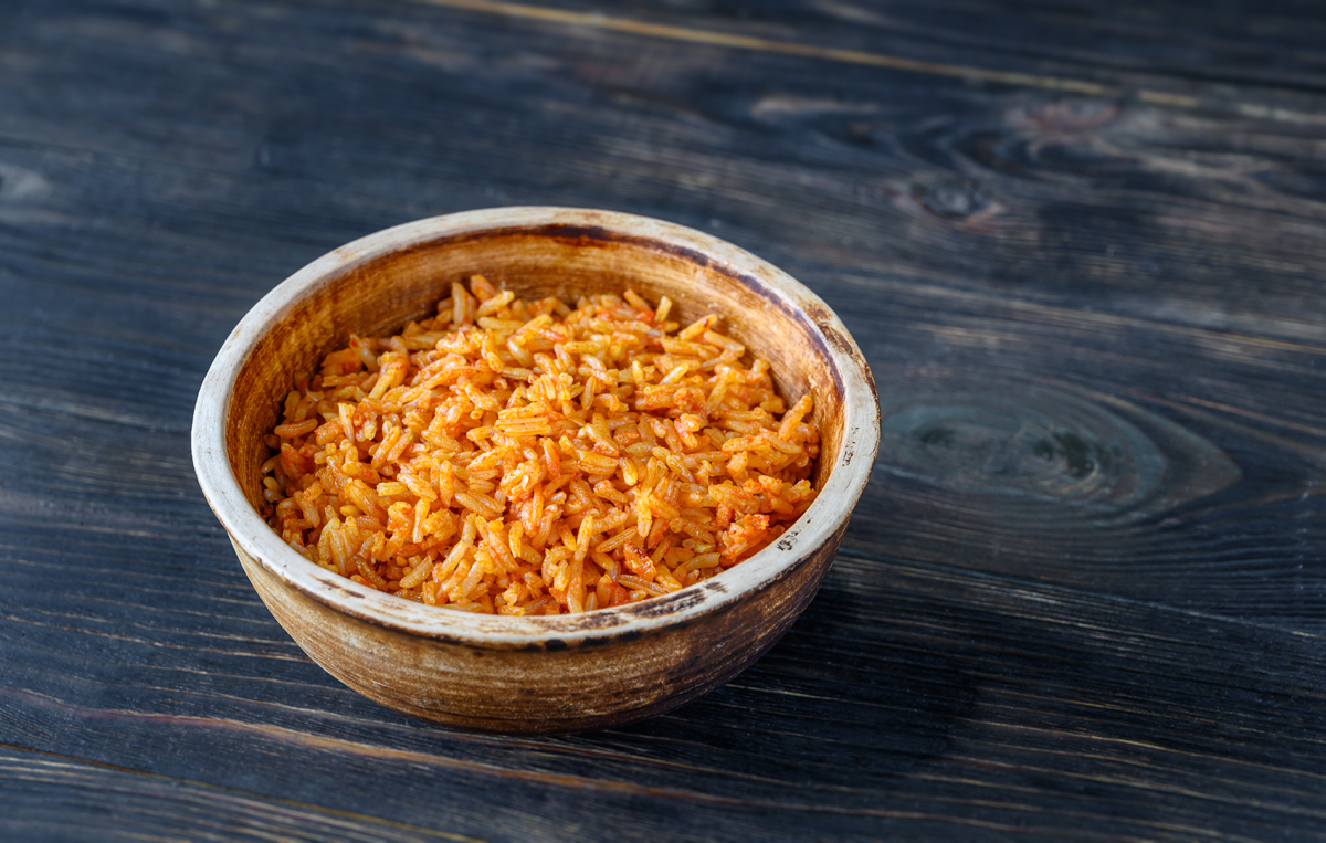 Bowl of Mexican rice