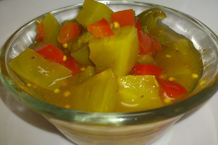 Green tomato pickle relish