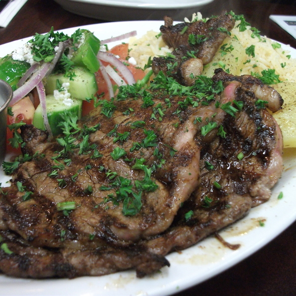 Tibisti ribeye steak dinner