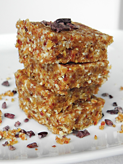 Five-minute blondies