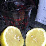 Lemons for strawberry jam