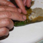 Rolling grape leaves