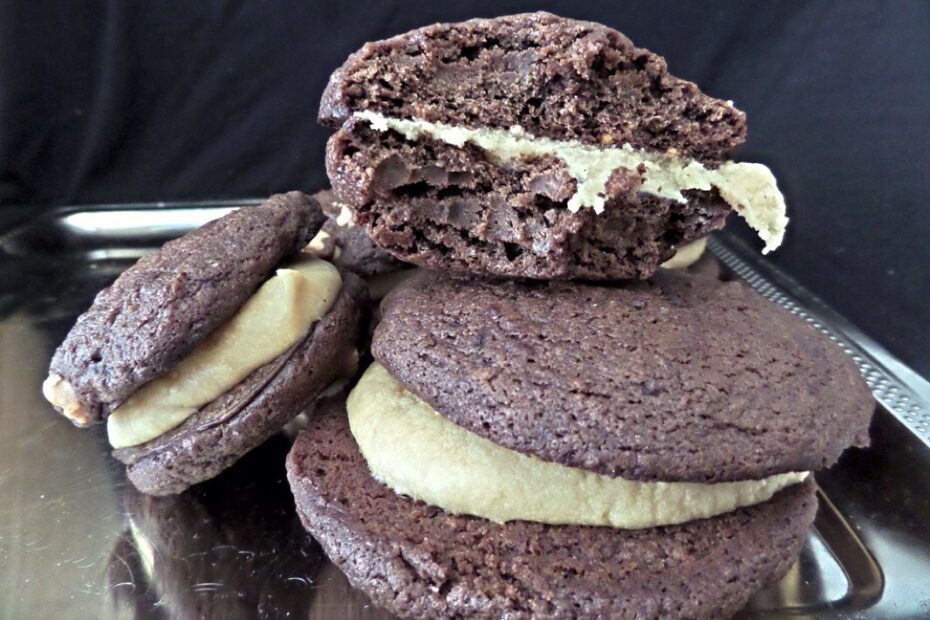 Brownie Sandwich with Salted Caramel