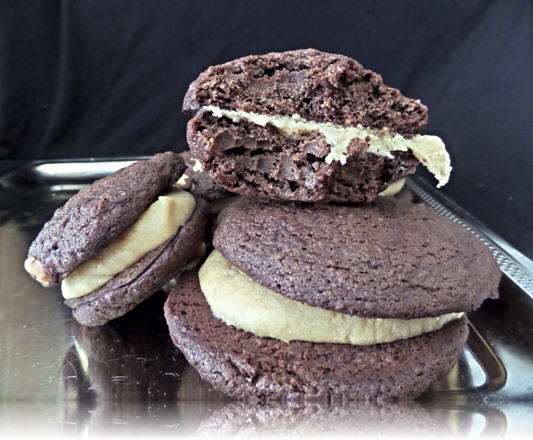 Brownie Sandwich with Salted Caramel