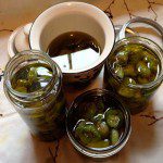 Finished tomatoes in oil