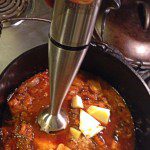 Blending soup