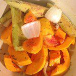 Veggies prepared for roasting