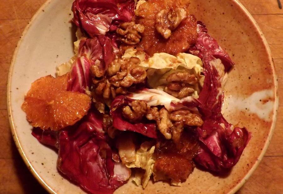 Walnut Praline Salad
