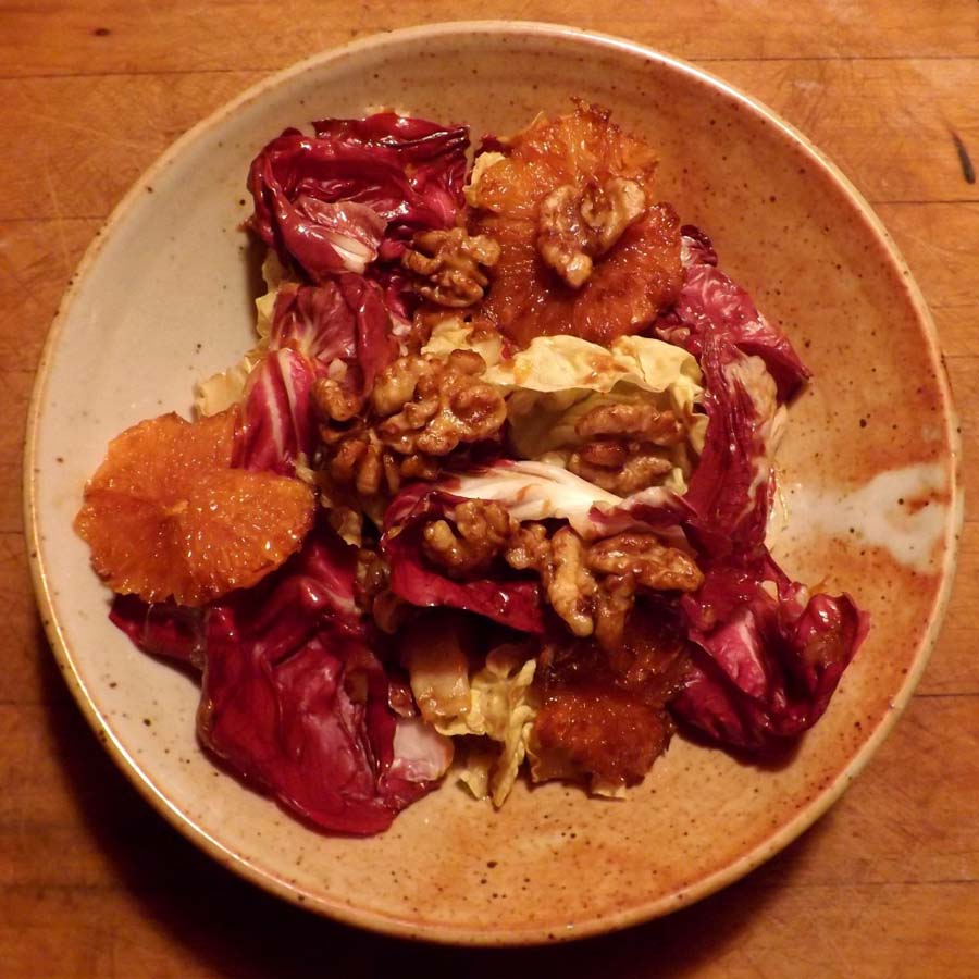 Walnut Praline Salad