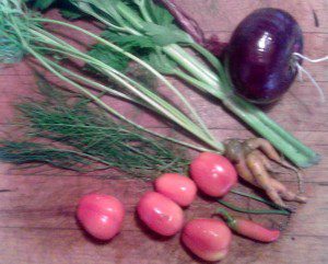 Vegetables for bisque
