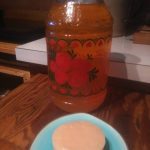 Apple cider vinegar with motherJuly16