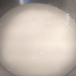 Rice water for vinegar