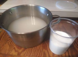 Rice, water, and sugar, June 27