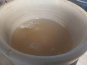 Rice vinegar, August 2