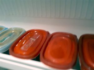 Portions of soup and chili