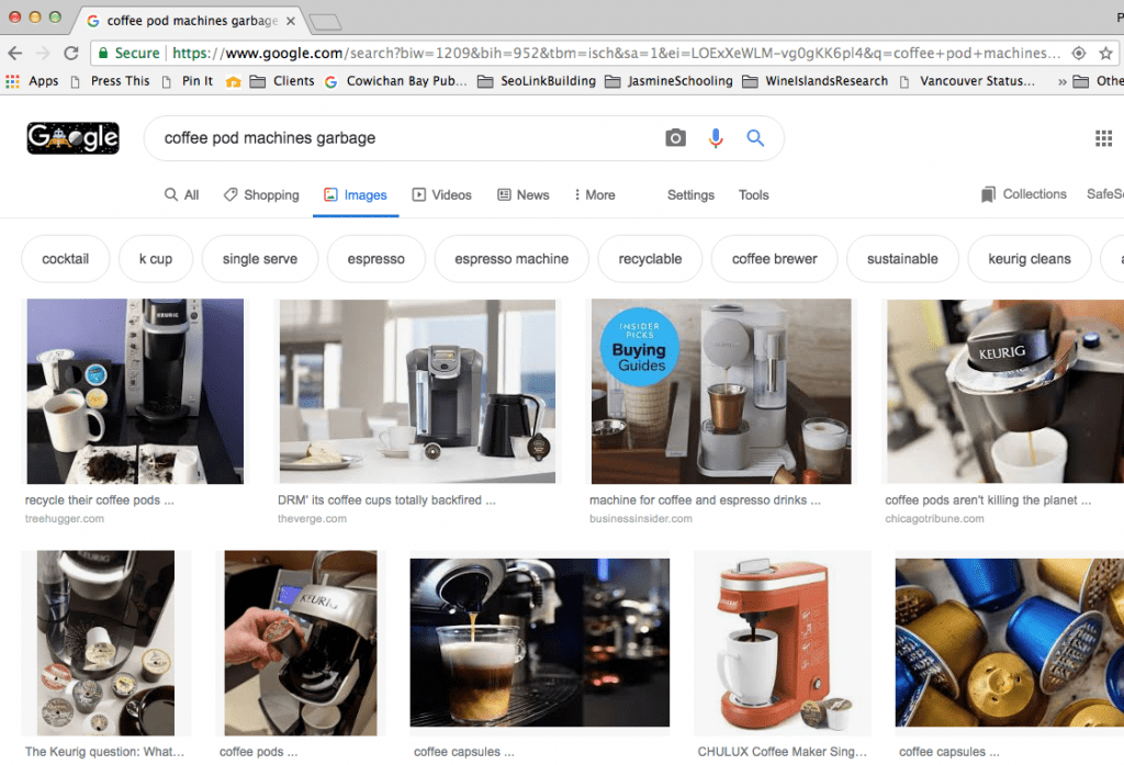 Search results for coffee pod garbage
