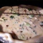 Pastizzi Quiche in the oven