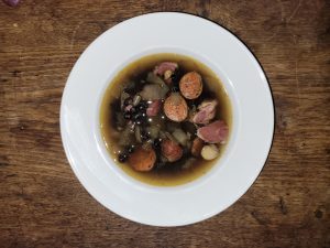 Ready for serving – Sopa de Garbanzo