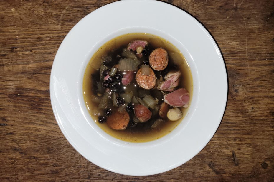 Ready for serving – Sopa de Garbanzo