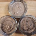 Chicken liver pate in jars