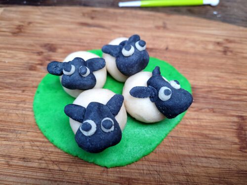 Hatton's marzipan sheep