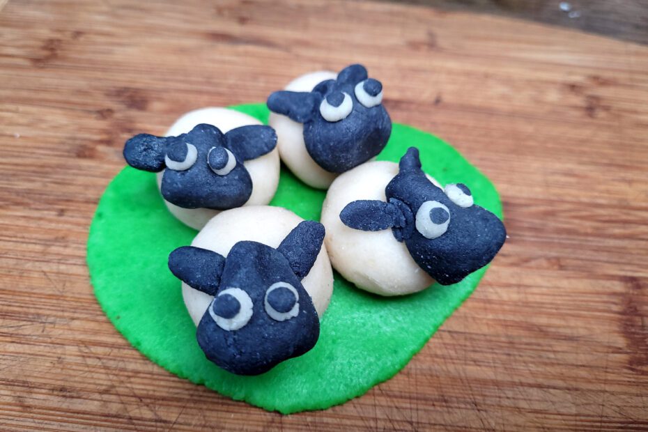 Hatton's marzipan sheep