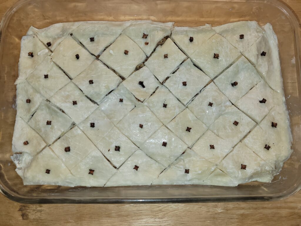 Baklava scored