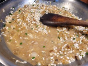Rice with some stock