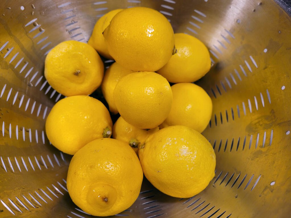 Lemons for limoncello