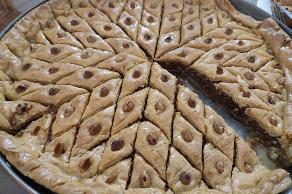 Traditional Algerian Balawa made from Bahdja's family recipe, for Eid ul fitr